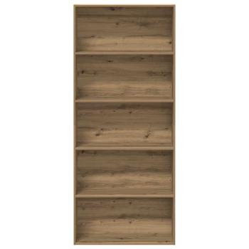 Bücherregal Artisan-Eiche 80x30x189 cm Holzwerkstoff