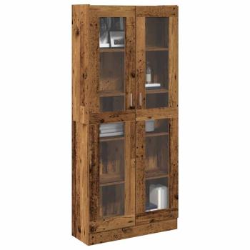 ARDEBO.de - Highboard Altholz-Optik 82,5x30,5x185 cm Holzwerkstoff