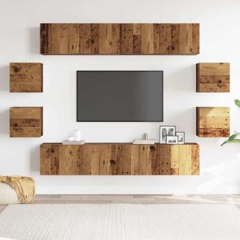 TV-Schrankset Altholz Holzwerkstoff