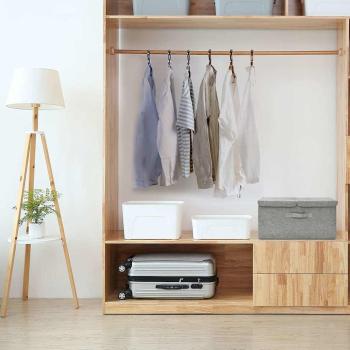 ARDEBO.de - Lagerboxen Vliesstoff Grau