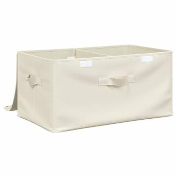 Lagerboxen Vliesstoff 2 fächer Creme
