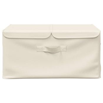 Lagerboxen Vliesstoff 2 fächer Creme