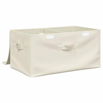 Lagerboxen Vliesstoff 2 fächer Creme