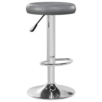 Barhocker 2 Stk. Grau Kunstleder