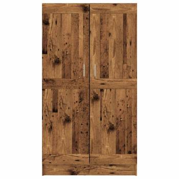 Bücherschrank Altholz-Optik 82,5x30,5x150 cm Holzwerkstoff