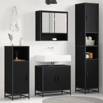 ARDEBO.de - Badezimmermöbel-Set 3 stk. Artisan-Eiche 90 x 33 x 60 cm