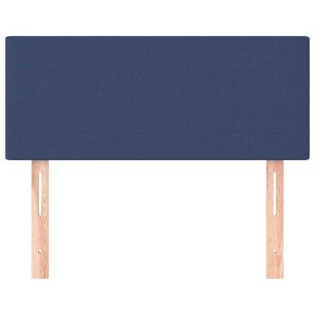 Kopfteil Blau 90x5x78/88 cm Stoff