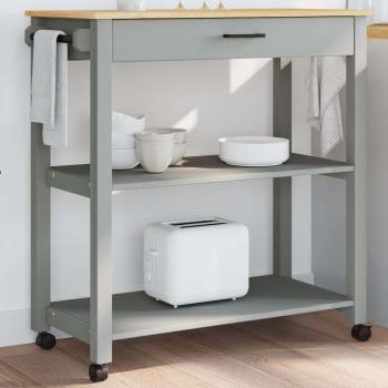 ARDEBO.de - Küchenwagen MONZA 84x40x88,5 cm Massivholz Kiefer