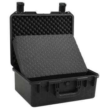 Koffer für Flugreise Tragbar Schwarz 49x38x23 cm PP