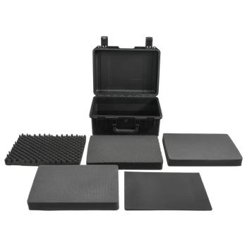 Koffer für Flugreise Tragbar Schwarz 49x38x23 cm PP