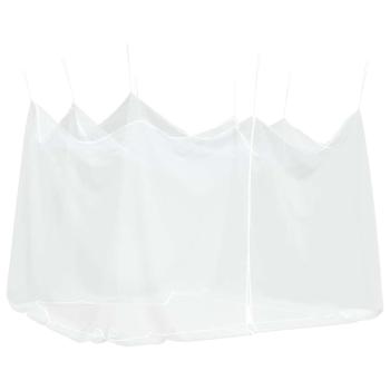 Garten Moskitoschutznetz Rechteckig 220 Mesh Weiß Polyester