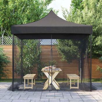 ARDEBO.de - Moskito-Netz für Pavillon Rechteckig 220 Mesh Schwarz Polyester