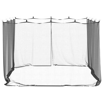 Moskito-Netz für Pavillon Rechteckig 220 Mesh Schwarz Polyester