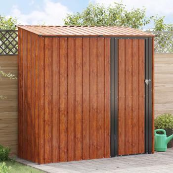 ARDEBO.de - Gartenhütten Braun 203 x 85,5 x 200 cm Metall
