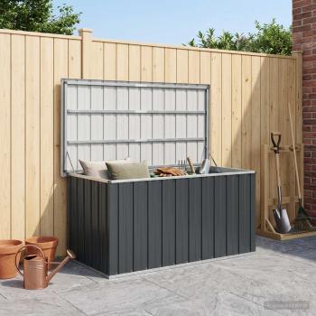ARDEBO.de - Gartenbox Anthrazit 129x67x65 cm