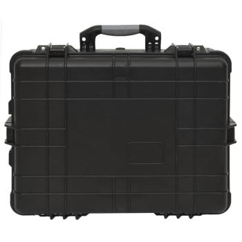 Flugkoffer mit Rollen Schwarz 58x45x27 cm PP