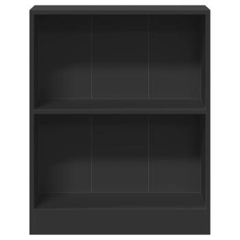 Bücherregal Schwarz 60x24x76 cm Holzwerkstoff