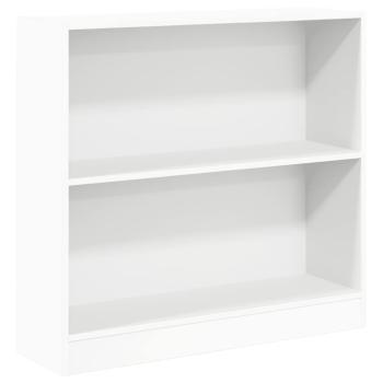 Bücherregal Weiß 80x24x75 cm Holzwerkstoff