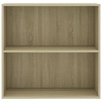 Bücherregal Sonoma-Eiche 80x30x76,5 cm Holzwerkstoff