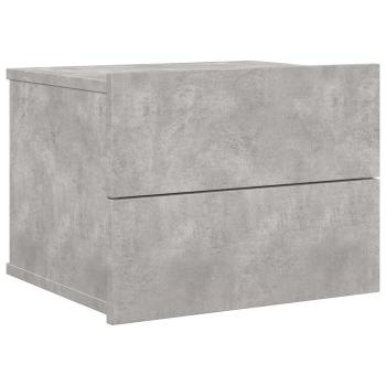 Nachttisch Betongrau 40x30x30 cm Holzwerkstoff