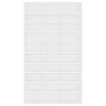 CD-Schrank Weiß 102x23x177,5 cm Holzwerkstoff