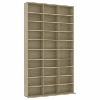 CD-Schrank Sonoma-Eiche 102x23x177,5 cm Holzwerkstoff