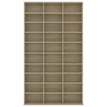 CD-Schrank Sonoma-Eiche 102x23x177,5 cm Holzwerkstoff