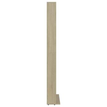 CD-Schrank Sonoma-Eiche 102x23x177,5 cm Holzwerkstoff