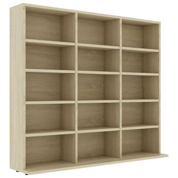 CD-Regal Sonoma-Eiche 100x23x89,5 cm Holzwerkstoff