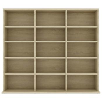 CD-Regal Sonoma-Eiche 100x23x89,5 cm Holzwerkstoff