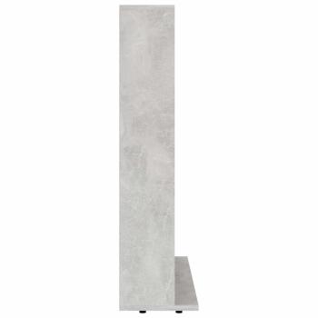 CD-Regal Betongrau 100x23x89,5 cm Holzwerkstoff