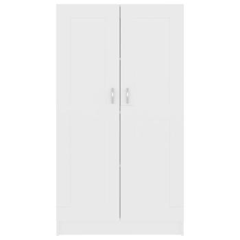 Bücherschrank Weiß 82,5x30,5x150 cm Holzwerkstoff