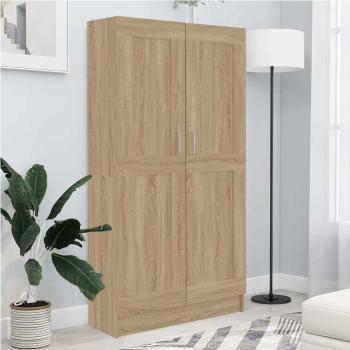 ARDEBO.de - B?cherregal Sonoma-Eiche 82,5x30,5x150 cm Holzwerkstoff