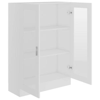 Vitrinenschrank Weiß 82,5x30,5x115 cm Holzwerkstoff