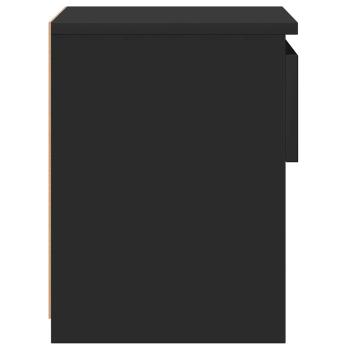 Nachttisch Schwarz 40x30x39 cm Holzwerkstoff