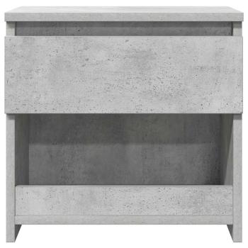 Nachttische 2 Stk. Betongrau 40x30x39 cm Holzwerkstoff