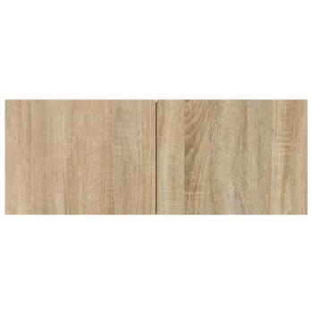 TV-Schränke 2 Stk. Sonoma-Eiche 80x30x30 cm Holzwerkstoff