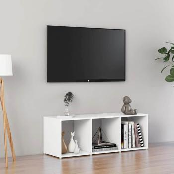 ARDEBO.de - TV-Schrank Weiß 107x35x37 cm Holzwerkstoff