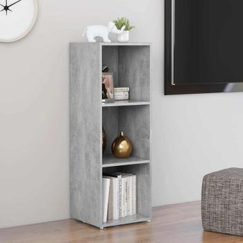 TV-Schrank Betongrau 107x35x37 cm Holzwerkstoff