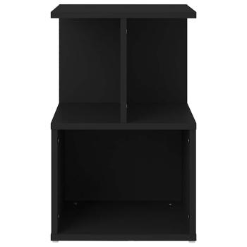 Nachttische 2 Stk. Schwarz 35x35x55 cm Holzwerkstoff