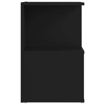 Nachttische 2 Stk. Schwarz 35x35x55 cm Holzwerkstoff