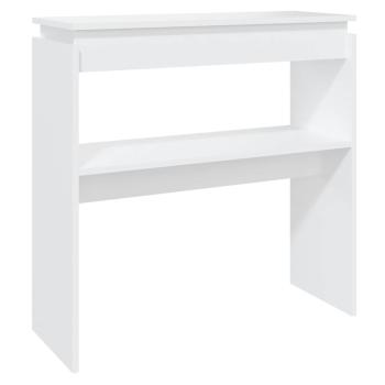 Konsolentisch Weiß 80x30x80 cm Holzwerkstoff