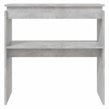 Konsolentisch Betongrau 80x30x80 cm Holzwerkstoff