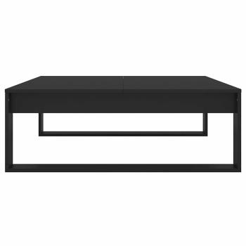 Couchtisch Schwarz 100x100x35 cm Holzwerkstoff