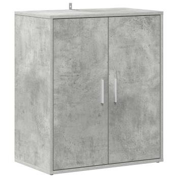 Schuhschrank Betongrau 60x35x70 cm Holzwerkstoff