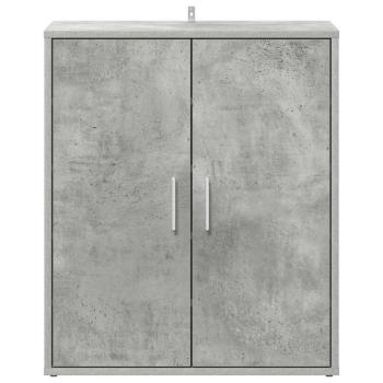 Schuhschrank Betongrau 60x35x70 cm Holzwerkstoff