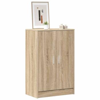 Schuhschrank Sonoma-Eiche 60x35x92 cm Holzwerkstoff