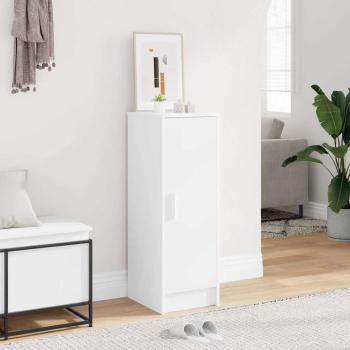 ARDEBO.de - Schuhschrank Weiß 32x35x92 cm Holzwerkstoff