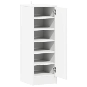 Schuhschrank Weiß 32x35x92 cm Holzwerkstoff