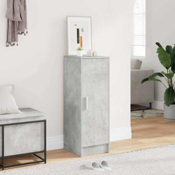 ARDEBO.de - Schuhschrank Betongrau 32x35x92 cm Holzwerkstoff